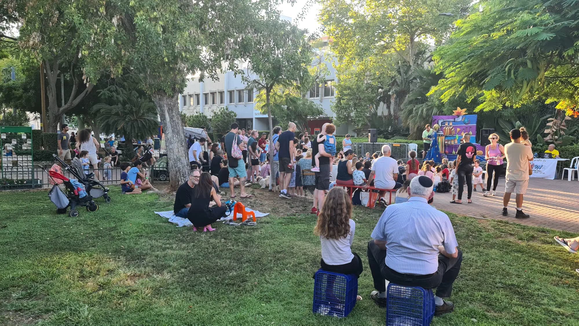 ערב הופעה בדשא